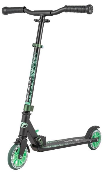 Складной самокат Comfort 125R Черно-зеленый