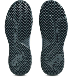 Детские теннисные кроссовки Asics Gel-Resolution X GS Clay - grey blue/pistachio