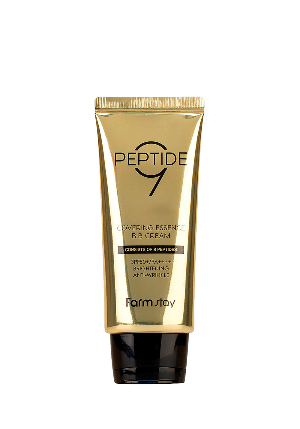 FarmStay Peptide9 Covering Essence B.B Cream Омолаживающий ББ крем с комплексом из 9 пептидов
