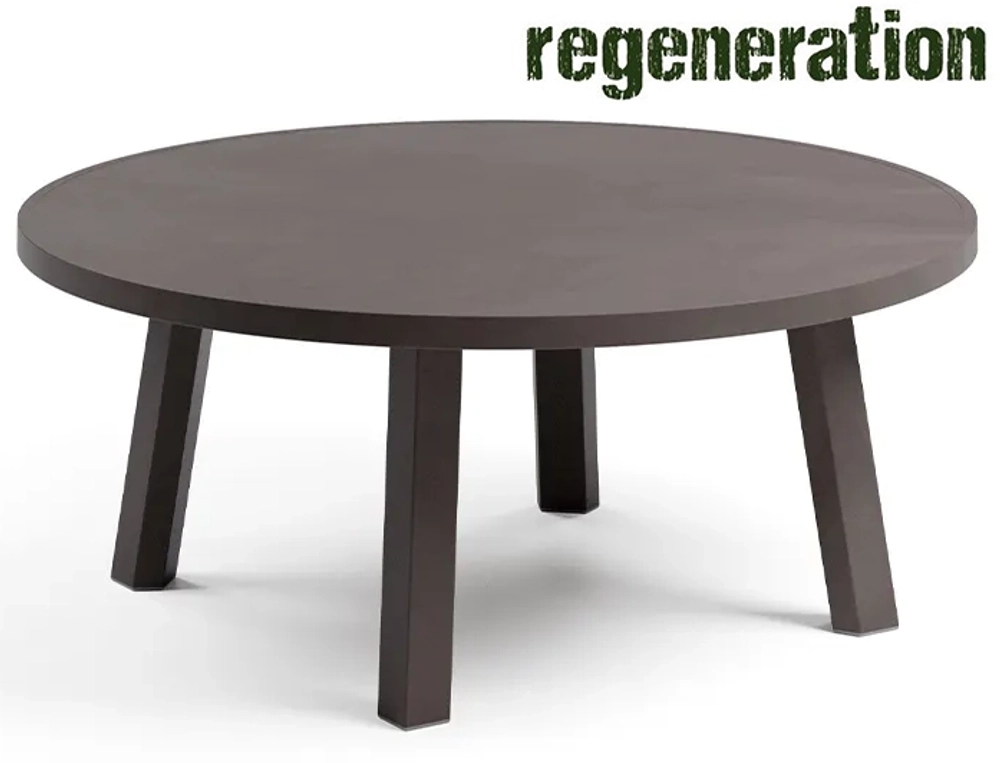 Столик пластиковый кофейный Nardi Maximo Tavolino 70 Mini, терра