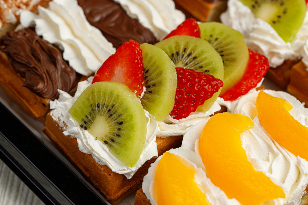 Платтер Бельгийские вафли десертные 10 штук