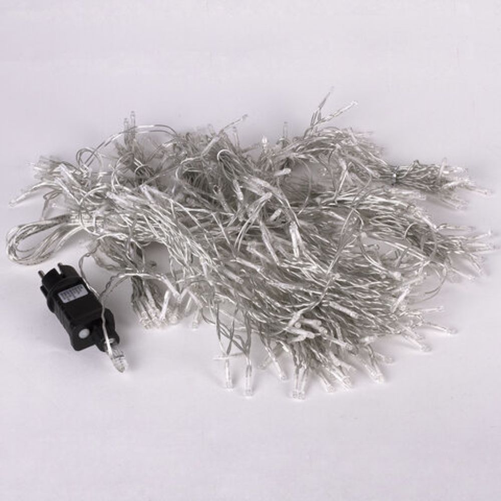 Электрогирлянда уличная ЗОЛОТАЯ СКАЗКА "Занавес", 480 LED 3,8х2,4 м, холодный белый, контроллер, 591302