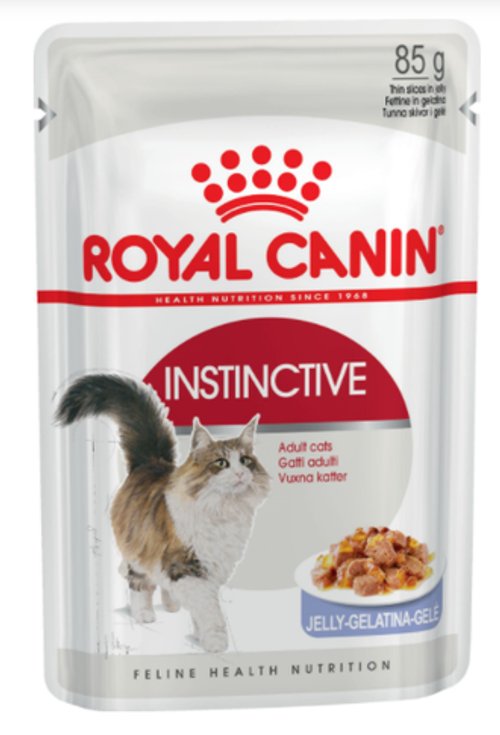 Royal Canin Instinctive (Желе) Инстинктив: влажный корм для взрослых кошек в возрасте от 1 года до 7 лет, 85г