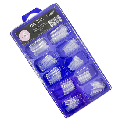 Типсы прозрачные, узкая контактная зона, 100 шт.,"Sakura"