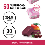 Force Factor, Суперпродукты для повышения уровня коллагена, тропические фрукты, 60 жевательных таблеток