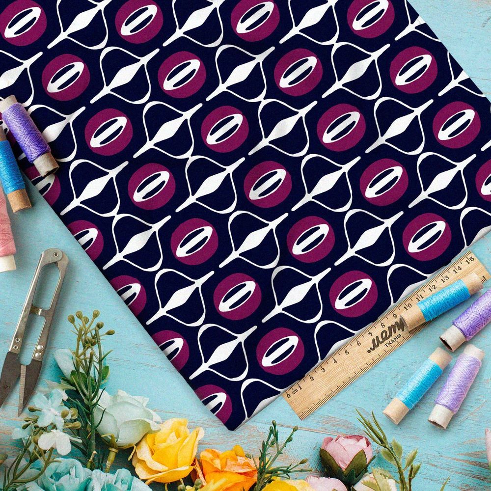 Ткань премиум бифлекс чудесные переходы сновидений