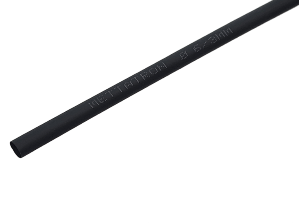 Трубка изоляционная 6/3мм чёрная