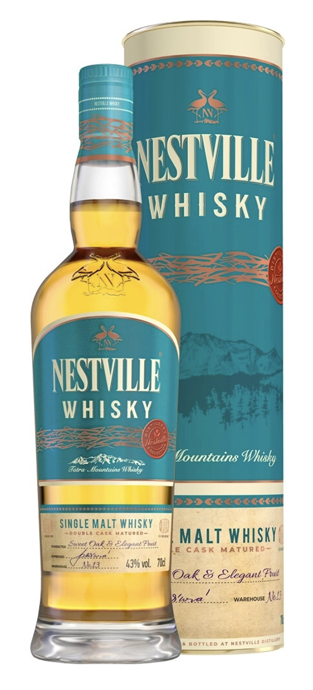 Виски Nestville Single Malt, 0.7 л.