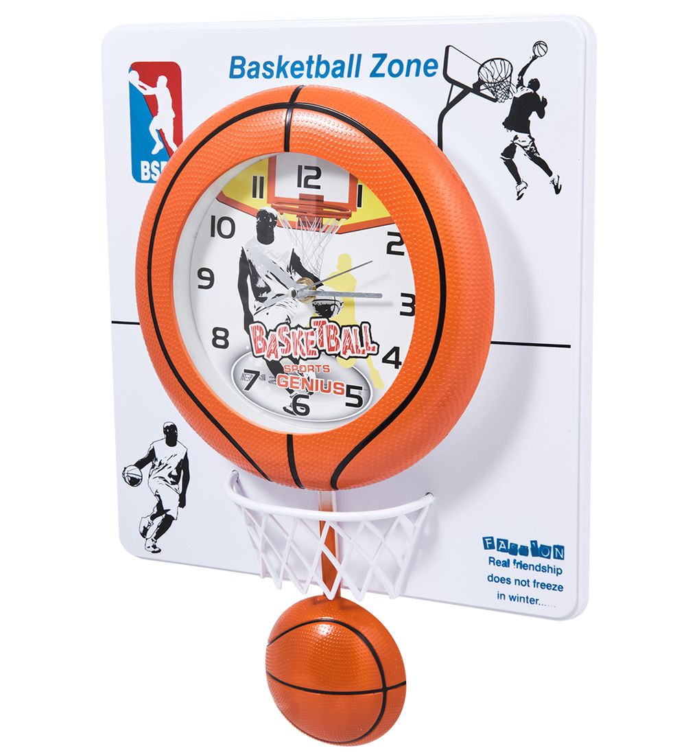 CL-45/3 Часы «Баскетбольный мяч» оранжевый