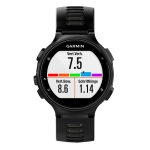 Мультиспортивные часы Garmin Forerunner 735XT, черно-серые, 010-01614-06