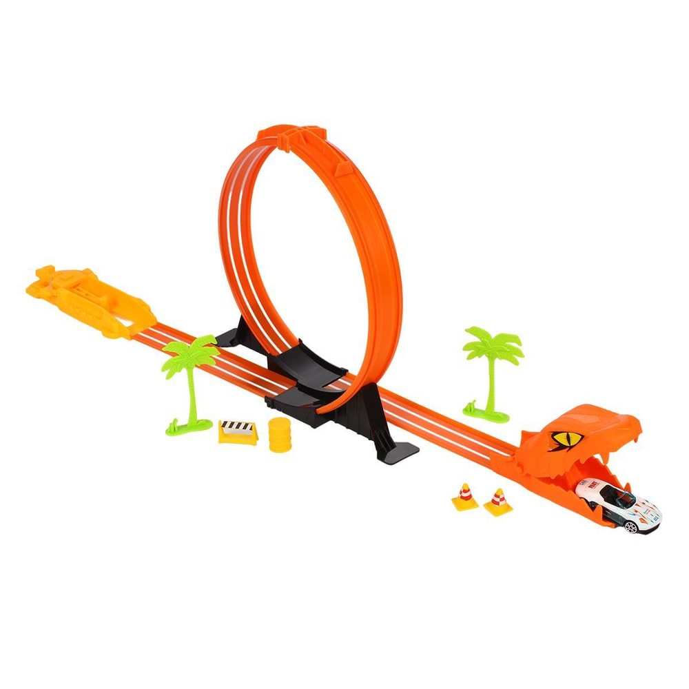 Автотрек Змея +машина, коробка 8862