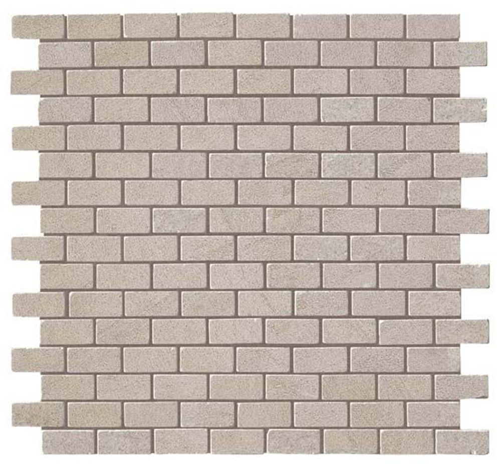 Мозаика Керамогранит Marvel Stone Clauzetto White Mosaico Burattato