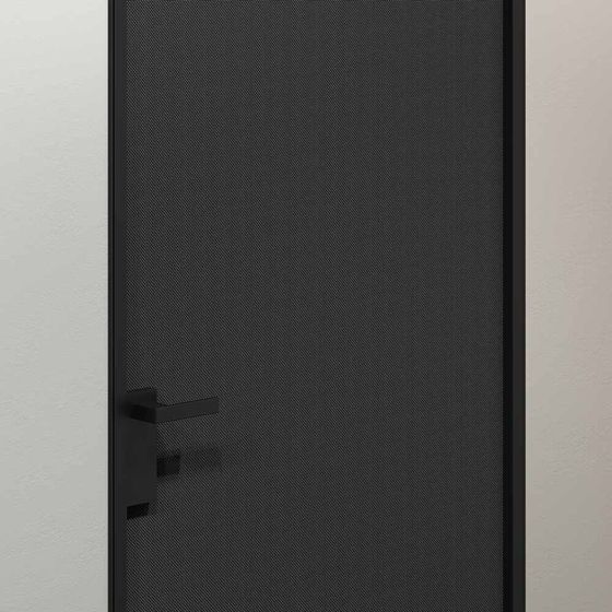 Модель 1AP профиль чёрный матовый цвет блэк элегант в коробке INVISIBLE INFINITY в интерьере