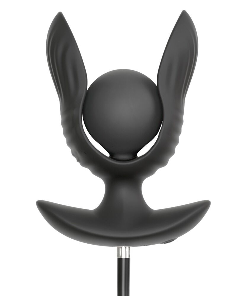 Черная расширяющаяся анальная пробка с вибрацией RC Inflatable Expander Plug with Vibration (Цвет: черный)