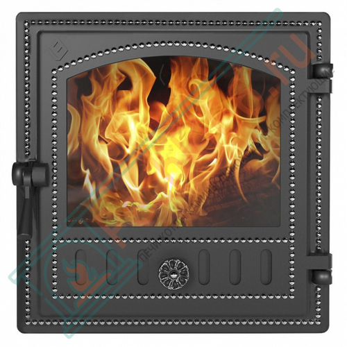 Дверца каминная чугунная 280, антрацит (Везувий) в Кирове