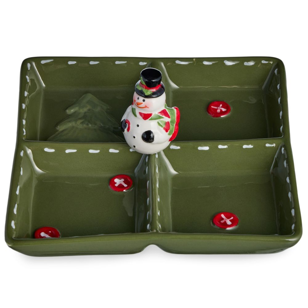 МЕНАЖНИЦА 4 СЕКЦИИ КОЛЛЕКЦИЯ "CHRISTMAS GIFT" 19*19*9,5 СМ