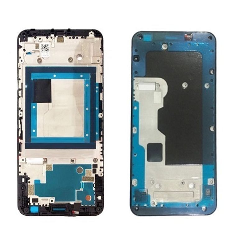 Средняя часть корпуса (рамка) для Google Pixel 3a XL черная (Just Black)