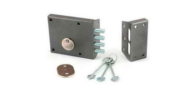 Замок Димитровград накладной ЗН4-2 серебро