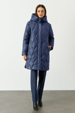 0091 Пальто женское (синий)