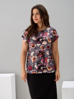 Футболка Фв-104/цветы-богемия