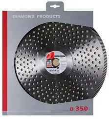 Алмазный отрезной диск по бетону и армированному бетону Fubag BS-I D350 мм / 25,4 мм