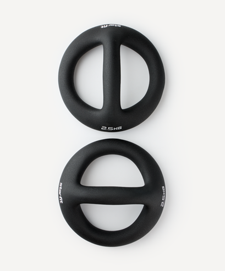 Гантели-упоры для отжиманий DB-801 2,5 кг, черный