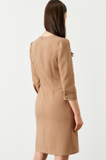 51418 Платье женское (св.коричневый)