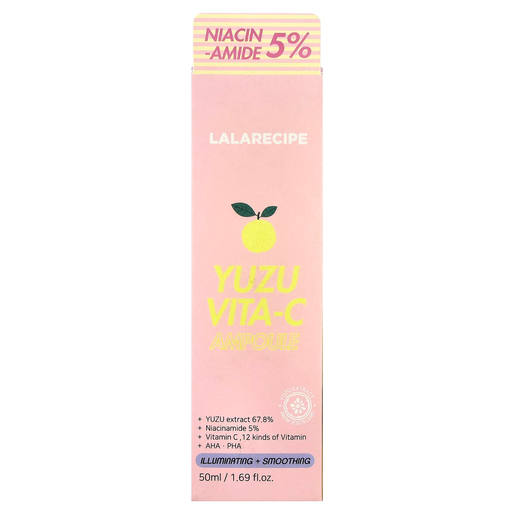 Lalarecipe, Yuzu Vita-C, ампула, 50 мл (1,69 жидк. унц.)