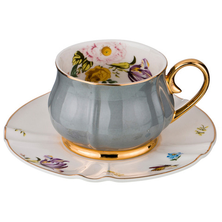 ЧАЙНАЯ ПАРА LEFARD "ВРЕМЕНА ГОДА" 200 МЛ СЕРАЯ (КОР=24НАБОР.)