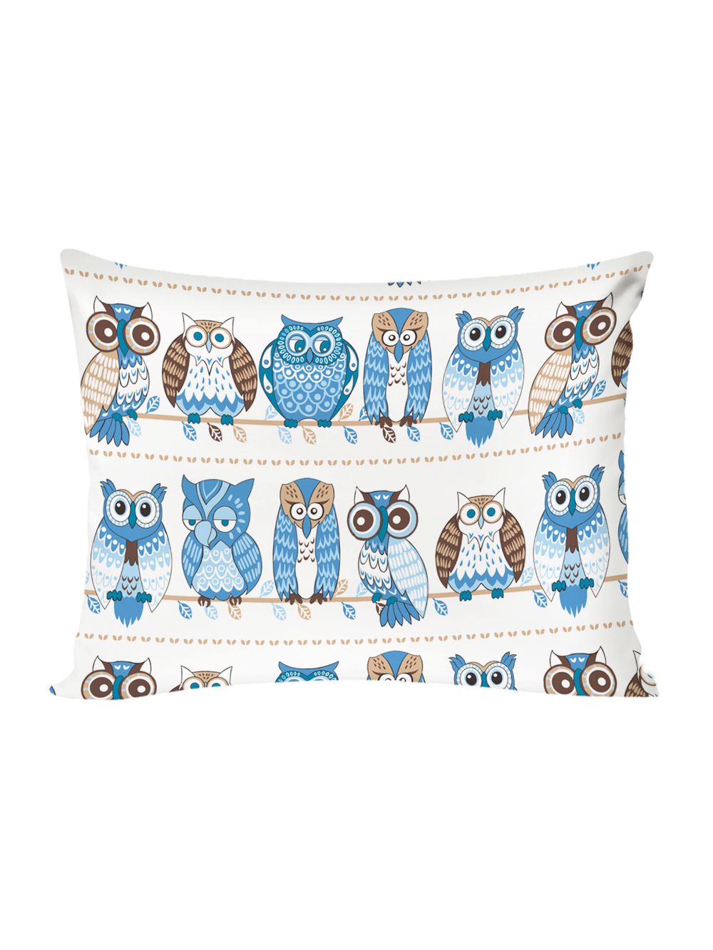 Постельное белье Сказка "Совушки" 1,5-сп   наволочка 50х70 1шт Простынь  150х215 см  Пододеяльник 145х215 см