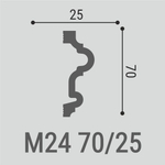 bello deco Молдинг XPS М 24 (70x25) 00-00105685