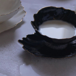 Чайная пара черная Htonic ceramic
