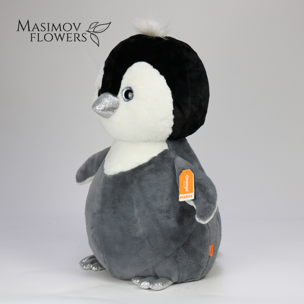 Пушистик Пингвиненок серый 60 см