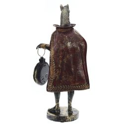 GAEM Фигурка декоративная "Лошадь" с часами D4см, (LR44x1), L12 W7,5 H24,5 см