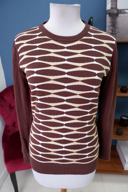 Джемпер с узором 48 размер