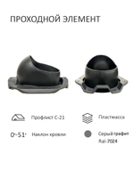 Комплект вентиляции: Вентиляционный выход изолированный D125/160 утепленный высота H=700 мм, проходной элемент PROF-21 для металлопрофиля кровельного профнастила С21, колпак вентиляционный D160 мм, переход на канализационную трубу D110 с вентиляционного выхода 125/160 без уплотнения, коричневый