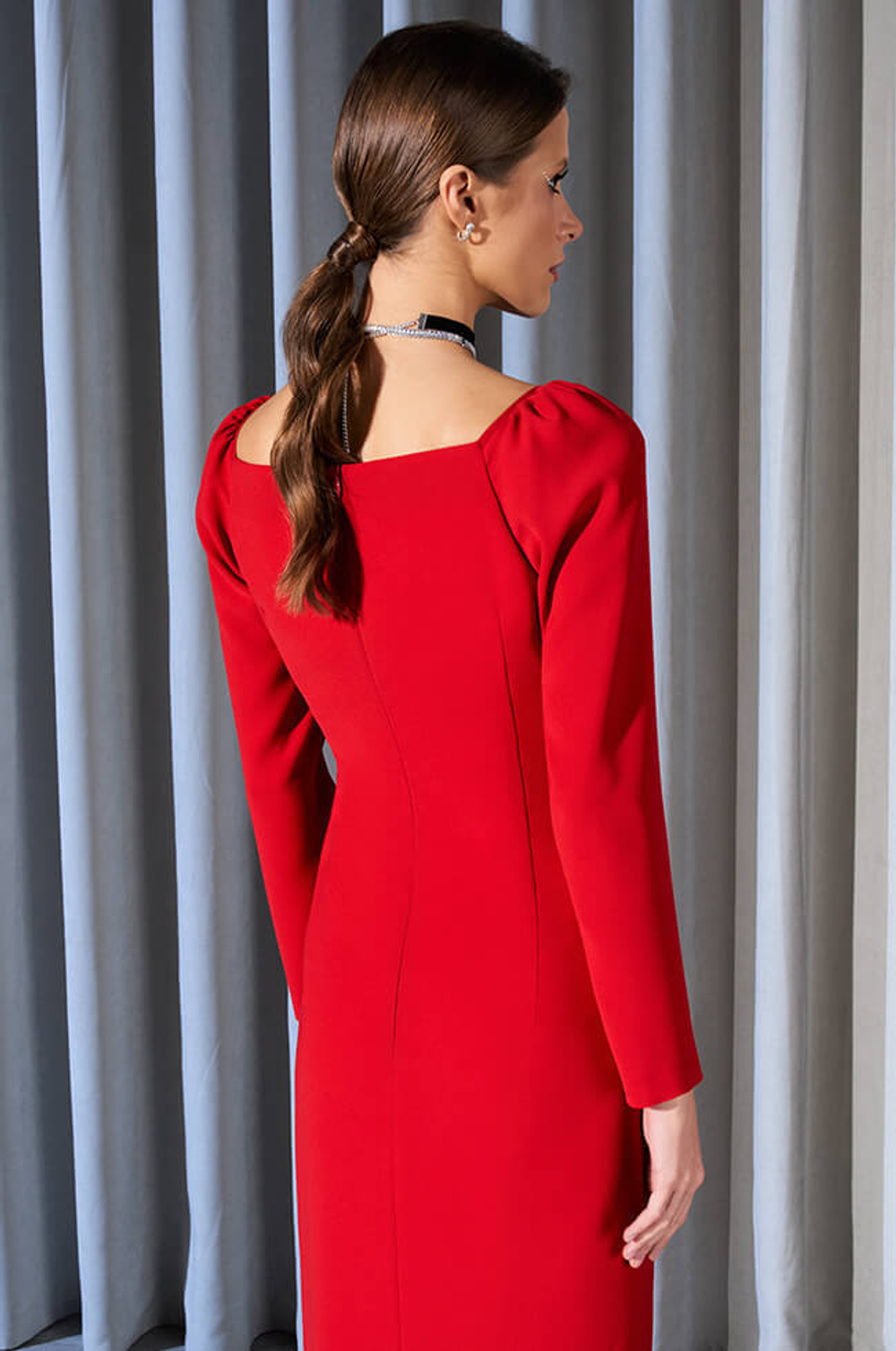 51495 Платье женское (красный)