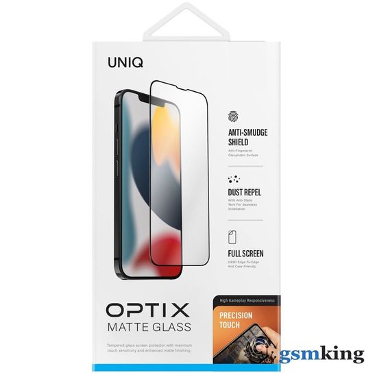 Uniq OPTIX MATTE Tempered Glass Screen for IPhone 13 | iPhone 13 Pro