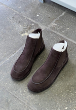 Ботинки // Rita // Chocolate // Suede