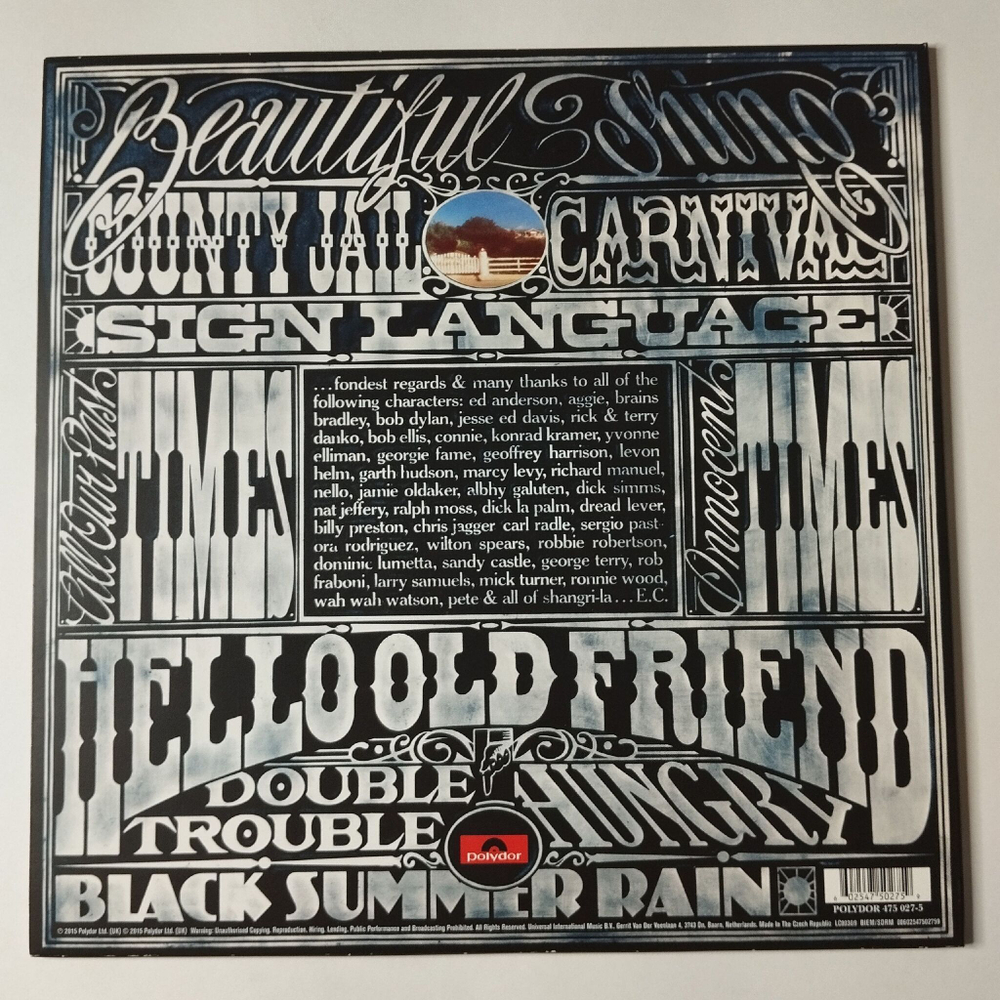 Винтажная виниловая пластинка LP Eric Clapton No Reason To Cry (Czech Republic 2015)