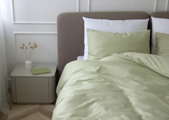 Кровать с подъемным механизмом Hub Soft 160 см (капучино, твид)