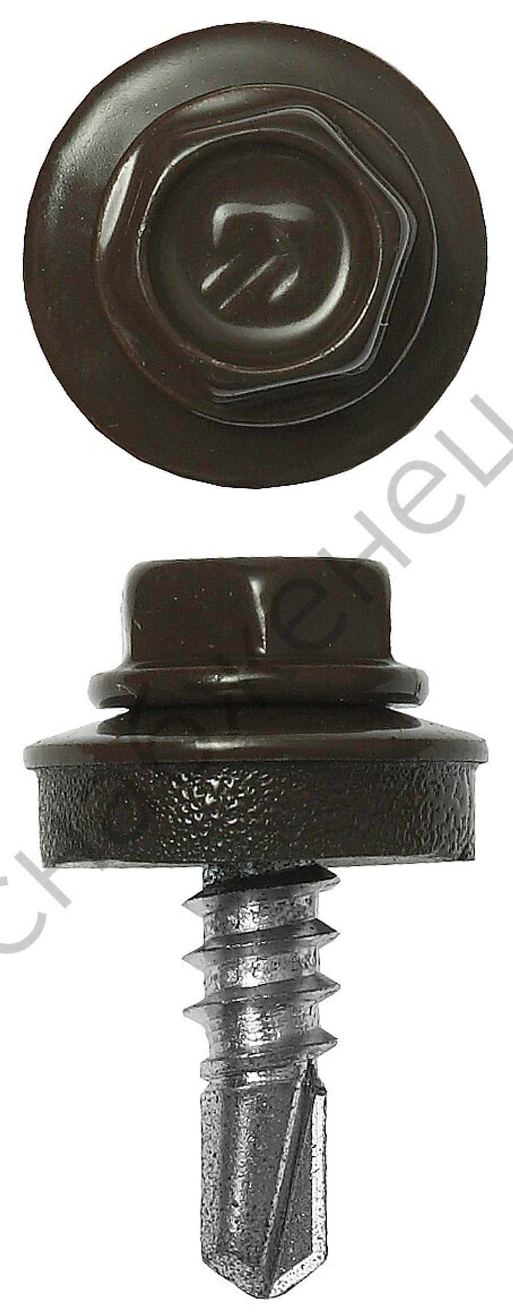 ЗУБР СКМ 8028 25 х 5.5 мм, зем.-коричн., кровельный саморез, 1800 шт (4-300310-55-025-8028)