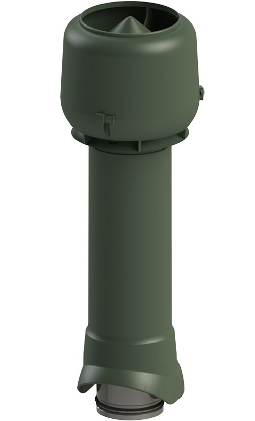 TP-85.125/160/700 Вентиляционный выход на кровлю ЗЕЛЕНЫЙ