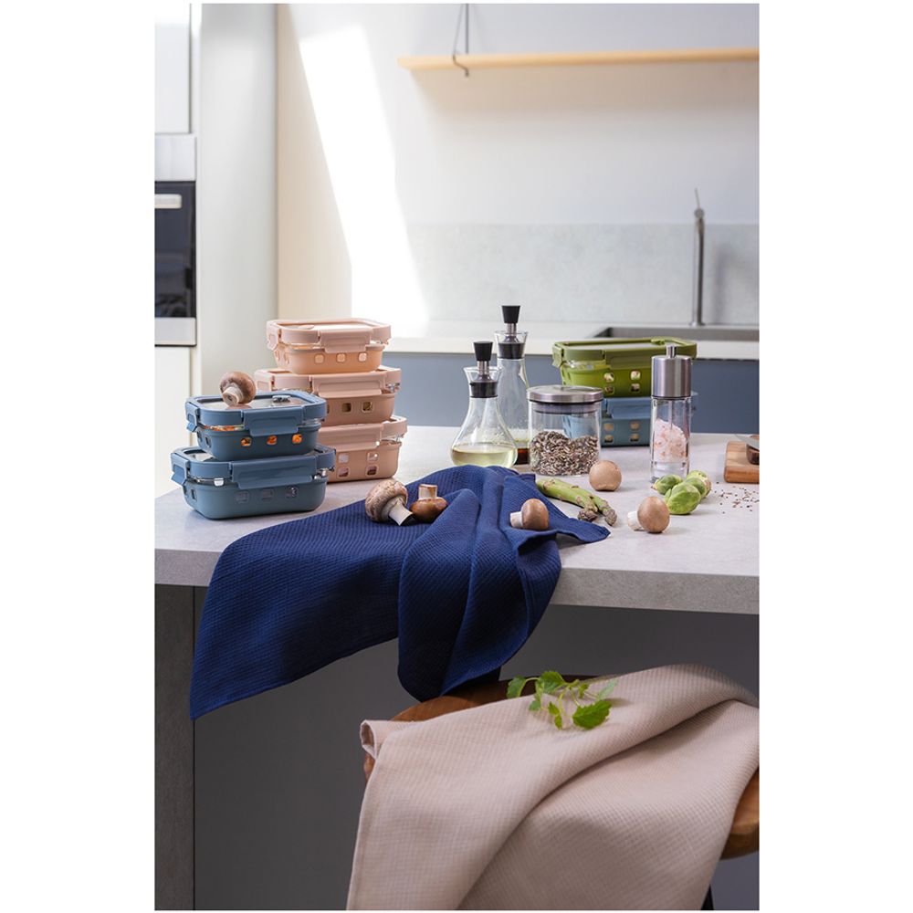 Контейнер для запекания, хранения и переноски продуктов в чехле, 1050 мл, бежевый