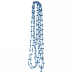 Бусы на елку 2,5м «Шарик Дискобол» d-5мм, Сапфир