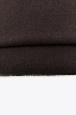ZARA ОДНОТОННЫЙ МЯГКИЙ ПЛАТОК, КОРИЧНЕВЫЙ