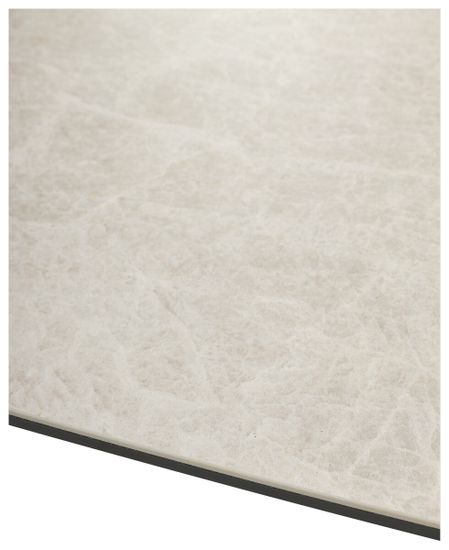 Стол MAGNUS 180 TL-102 Бежевый мрамор, испанская керамика / Шоколадное золото каркас