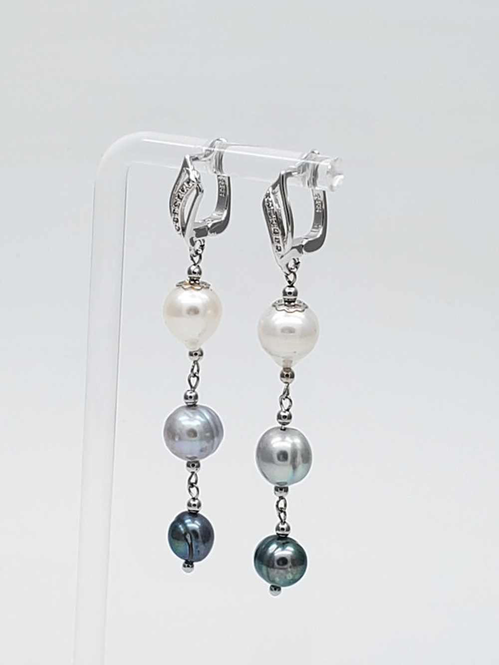 91001229 Серьги SELENA PEARLS