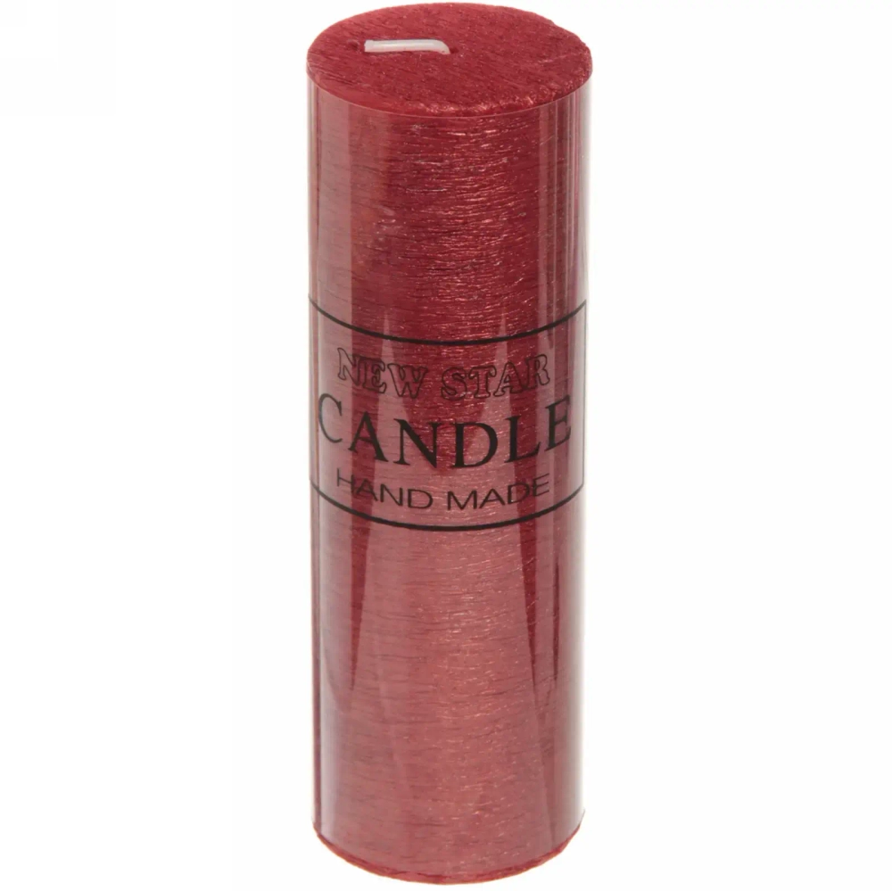 Свеча «New Star» 5*15см цвет красный ZD-074
