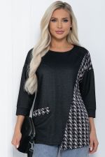 Джемпер Глория (графит/розовый) Б12198-30 LT Collection